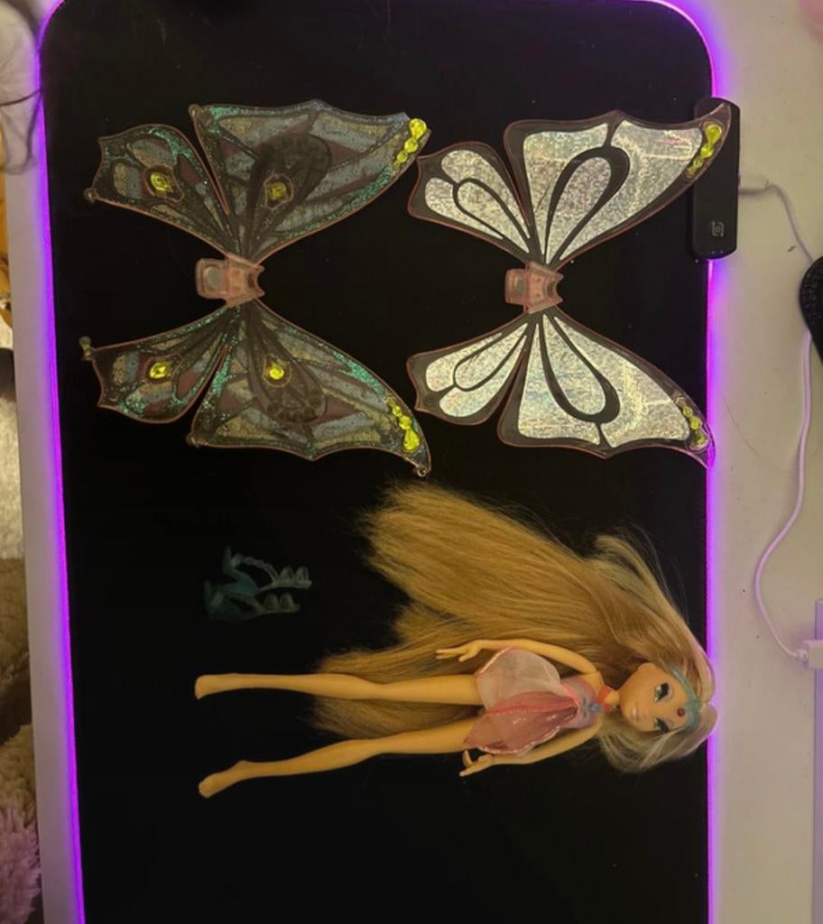 Winx Enchantix Flora, Ophalen of Verzenden, Gebruikt, Pop