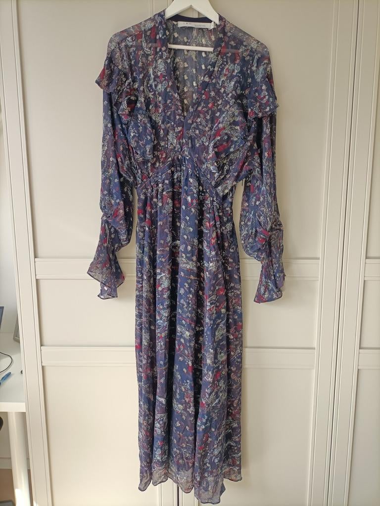 IRO jurk maat S, Kleding | Dames, Blauw, Ophalen of Verzenden, Zo goed als nieuw, Maat 36 (S)