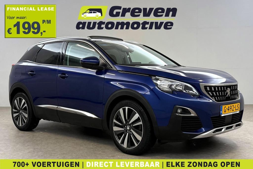 Peugeot 3008 1.2 PureTech | Pano | Virtual | Sfeer | Camera, Auto's, Peugeot, Gebruikt, 1199 cc, Blauw, Origineel Nederlands