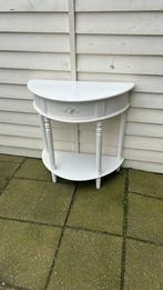 Sidetable halfrond 80x38x80 cm brocante, Ophalen