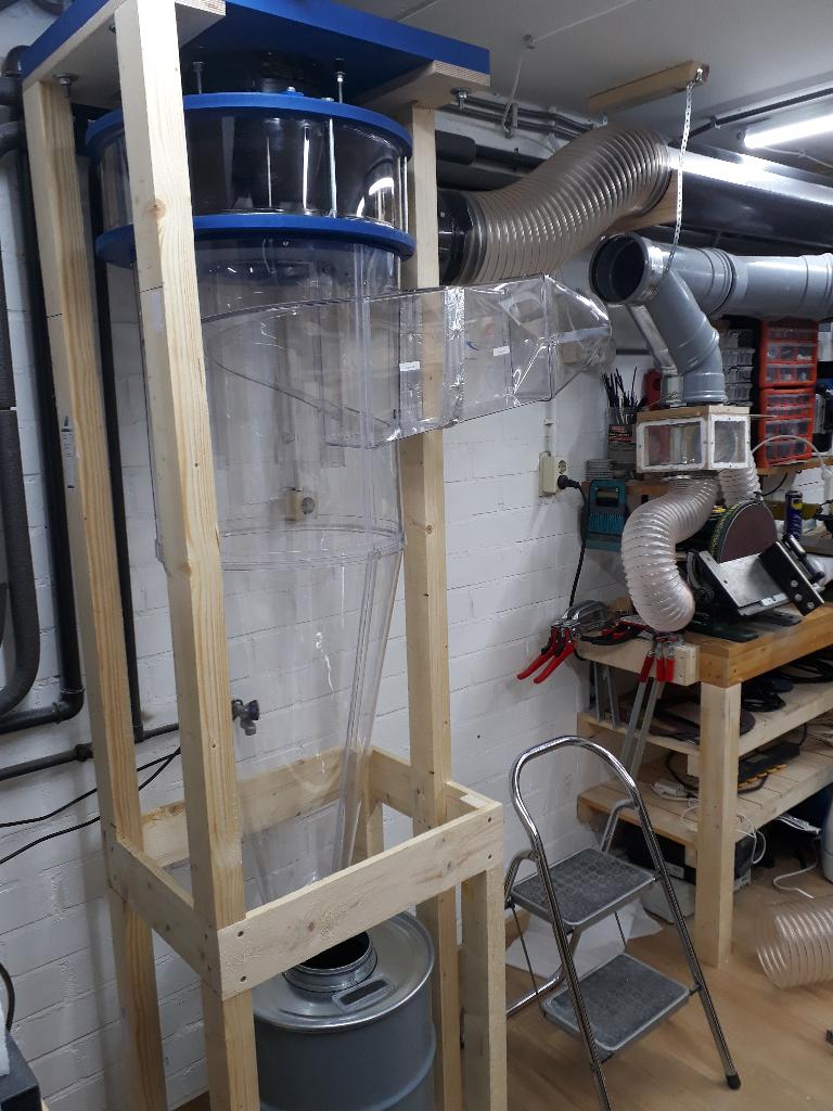 Clearvue CV1800 Cyclone stofafzuiging, Doe-het-zelf en Verbouw, Ventilatie en Afzuiging, Ophalen, Gebruikt, Afzuiger