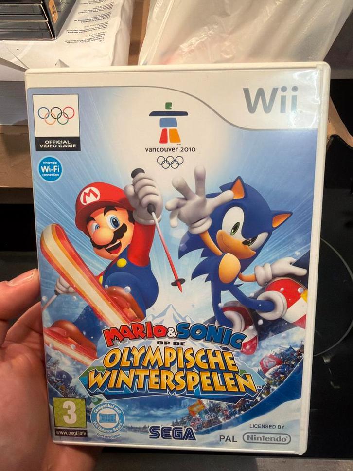 Mario & Sonic Olympische Winterspelen Wii, Spelcomputers en Games, Games | Nintendo Wii, Zo goed als nieuw, Sport, 2 spelers, Vanaf 3 jaar
