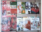 10x kerst borduurboekje borduur kruissteken boeken patronen, Ophalen of Verzenden, Gebruikt, Handborduren, Patroon