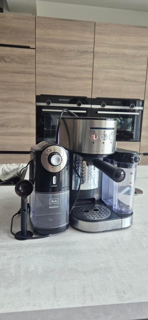 Bluemill koffiemachine en Melitta bonenmaler, Ophalen of Verzenden, Koffiemachine
