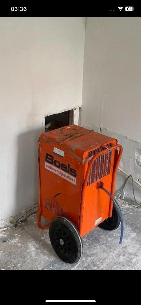 bouwdroger, Ophalen of Verzenden, Gebruikt, Ventilator en Afzuiger