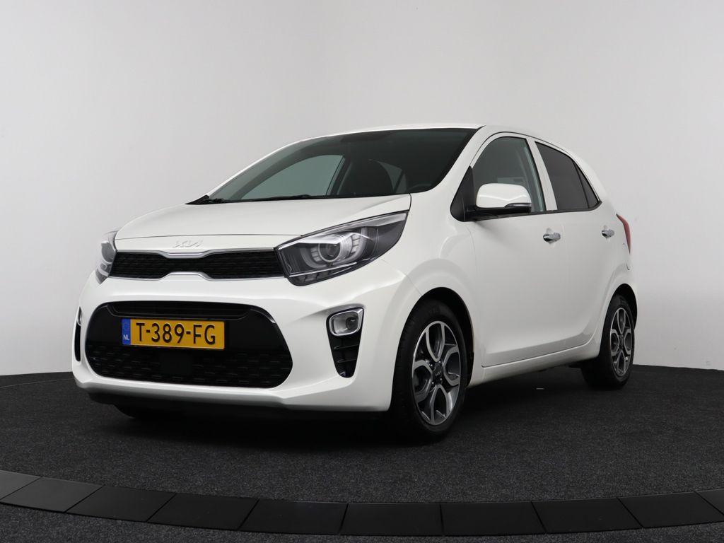 Kia Picanto 1.0 DPi DynamicPlusLine - Navigatie - Climate Co, Auto's, Voorwielaandrijving, Stof, Gebruikt, Met garantie (alle)