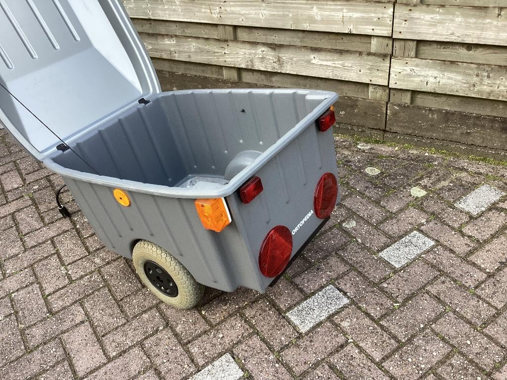 ortophedia aanhanger voor achter de scootmobiel, Overige merken, Ophalen of Verzenden, Zo goed als nieuw, 16 km/u of meer