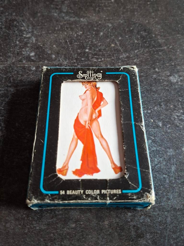 Vintage speelkaarten pin-up naakt jaren 60 / 70, Ophalen of Verzenden