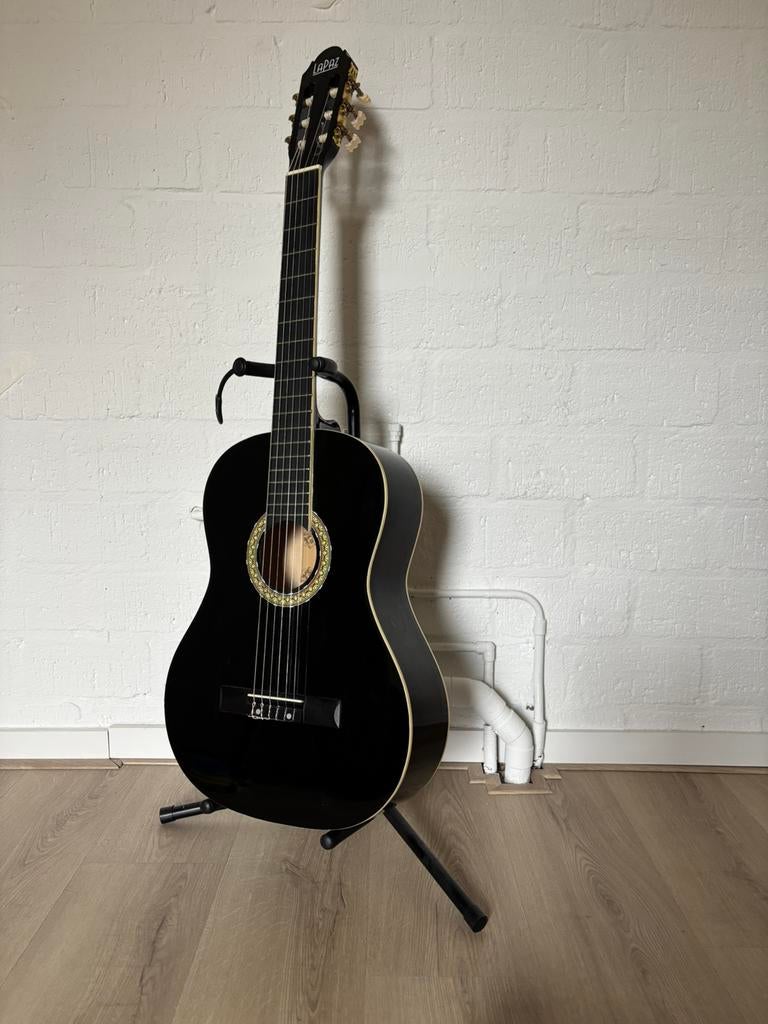 La Paz klassieke gitaar + gitaar hoes, Ophalen, Gebruikt, Klassieke of Spaanse gitaar