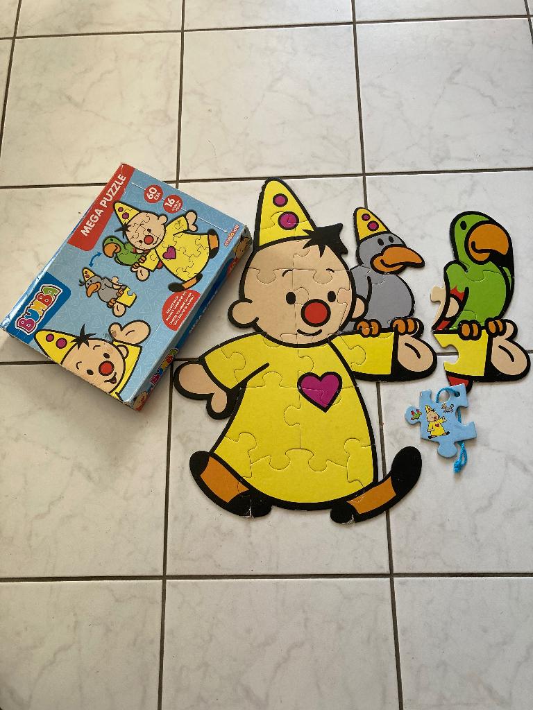 Bumba megapuzzel , vloerpuzzel, 60 cm hoog, Ophalen of Verzenden, 10 tot 50 stukjes, Gebruikt, 2 tot 4 jaar