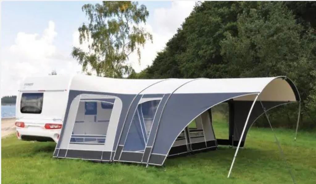 Unico bologna met petluifel en luifel (maat 13), Caravans en Kamperen, Voortenten en Luifels, Zo goed als nieuw, Ophalen of Verzenden