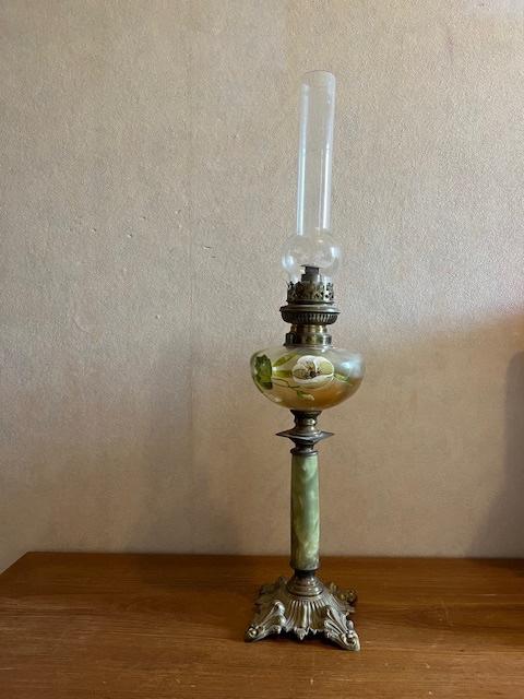 Antieke Petroleumlamp, Ophalen