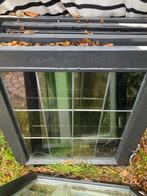 Glas in lood kozijn, Ophalen, Gevelraam of Ruit, Gebruikt, Minder dan 80 cm