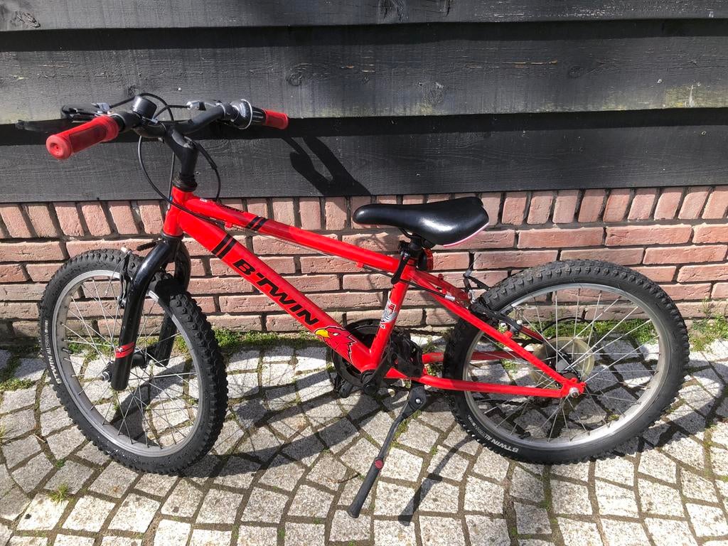 B twin kinder fiets 20 inch, Ophalen of Verzenden, Gebruikt, Staal, 20 tot 24 inch