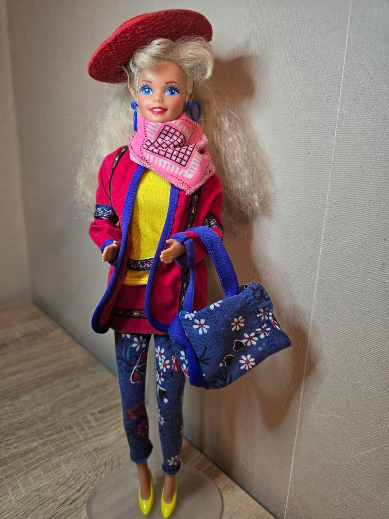 Barbie Benneton - vintage Mattel, Ophalen of Verzenden, Zo goed als nieuw, Pop