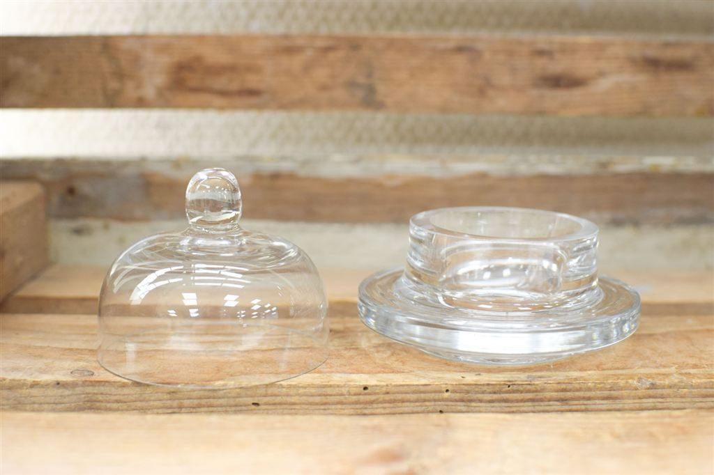 Glazen botervloot 50305, Huis en Inrichting, Keuken | Servies, Gebruikt, Ophalen of Verzenden, Bord(en), Wedgwood