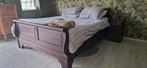 Koloniaal, teakhouten bed / ledikant 160 x 200, Ophalen, Gebruikt, Bruin, Klassiek