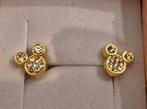 Micky Mouse strass oorbellen goudkleur NIEUW, Sieraden, Tassen en Uiterlijk, Oorbellen, Ophalen of Verzenden, Nieuw, Goud, Overige materialen