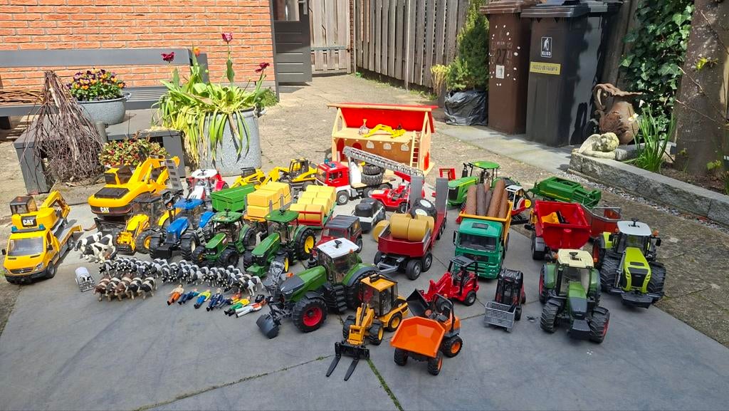 Grote verzameling Bruder speelgoed, Ophalen