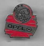 AJAX VOETBAL AMSTERDAM OPEL PIN, Ophalen of Verzenden, Zo goed als nieuw, Sport, Speldje of Pin