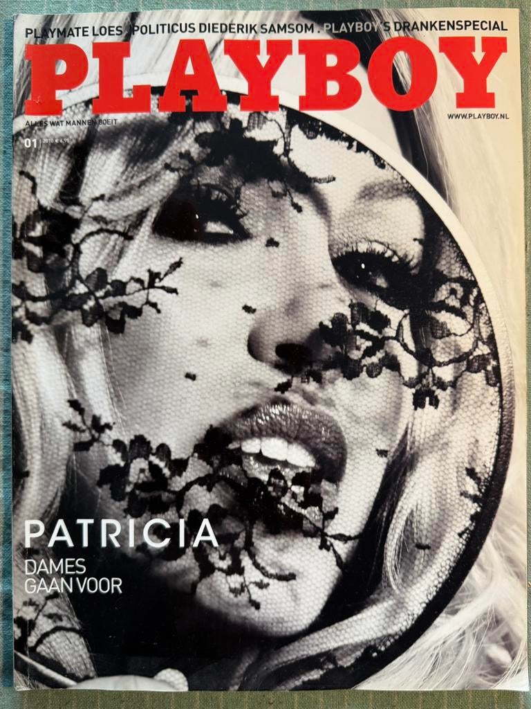 Playboy Januari 2010 Patricia Paay, Verzenden, Zo goed als nieuw, Glossy