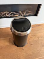 Brabantia Touch Bin 60L – Matt Black (Fingerprint Proof), Ophalen, 50 tot 75 cm, 40 liter of meer, Zo goed als nieuw