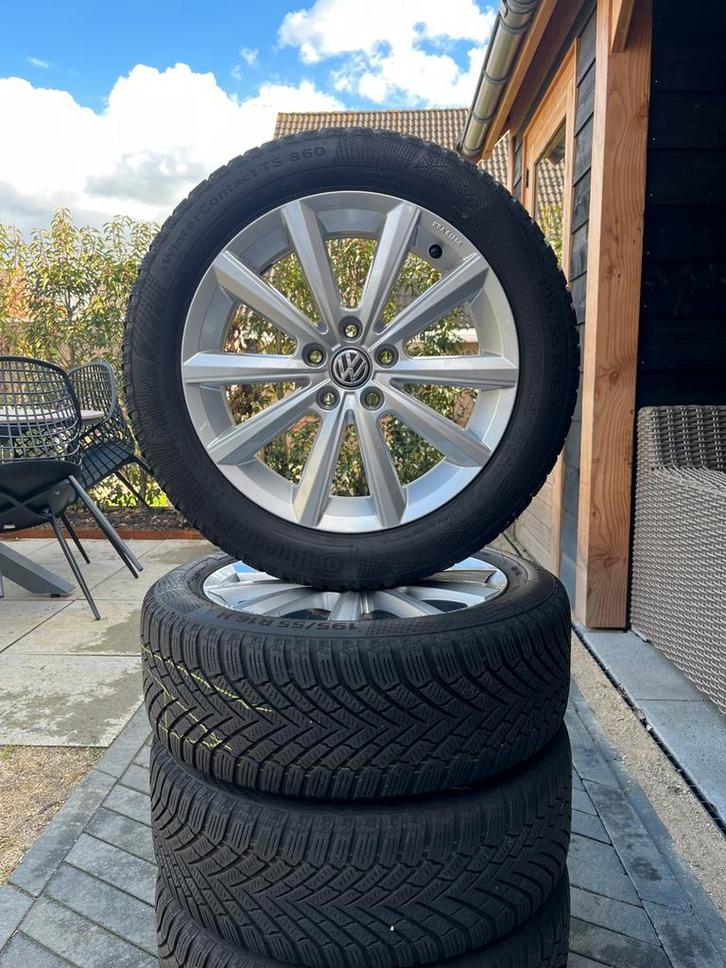 Volkswagen Polo 16 Inch orgineel 5X100, Auto-onderdelen, Banden en Velgen, Velg(en), Winterbanden, 16 inch, 195 mm, Personenwagen