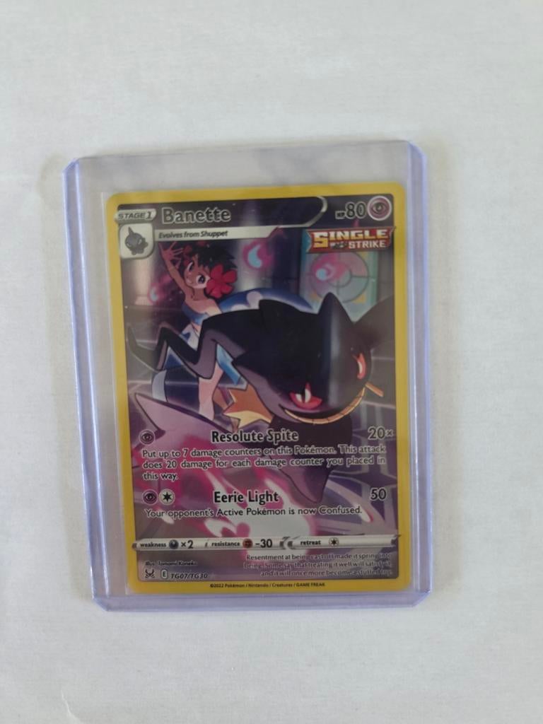 Pokémon Kaart: Banette (TG07/TG30) - Zo goed als nieuw, Ophalen of Verzenden, Zo goed als nieuw, Losse kaart