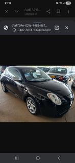 Alfa Romeo MiTo 1.4 16V 2009 Zwart, Auto's, Voorwielaandrijving, 1055 kg, Overige kleuren, Handgeschakeld