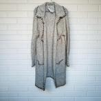 Marc Aurel Vest Maat M Beige Bruin Gebreid Lang Wol Alpaca, Kleding | Dames, Truien en Vesten, Maat 38/40 (M), Ophalen of Verzenden