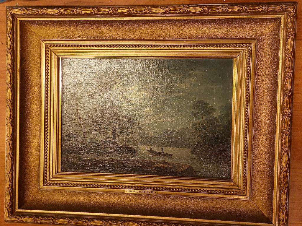 Schilderij Emile Nijpels(1870-1961), Antiek en Kunst, Ophalen