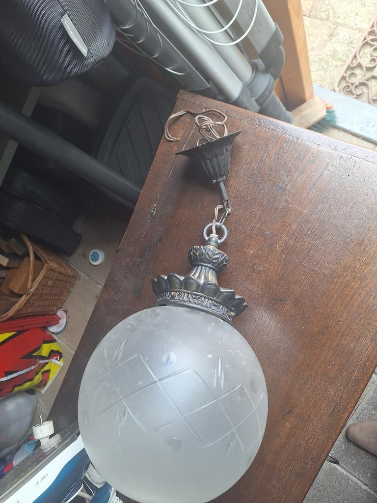 Antieke hanglamp, Antiek en Kunst, Ophalen of Verzenden