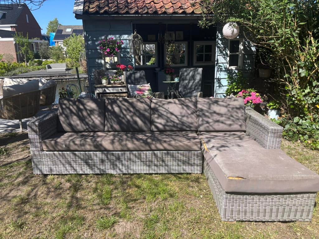 Tuin laungeset (gratis ophalen), Ophalen, Kunststof, Gebruikt, Loungeset