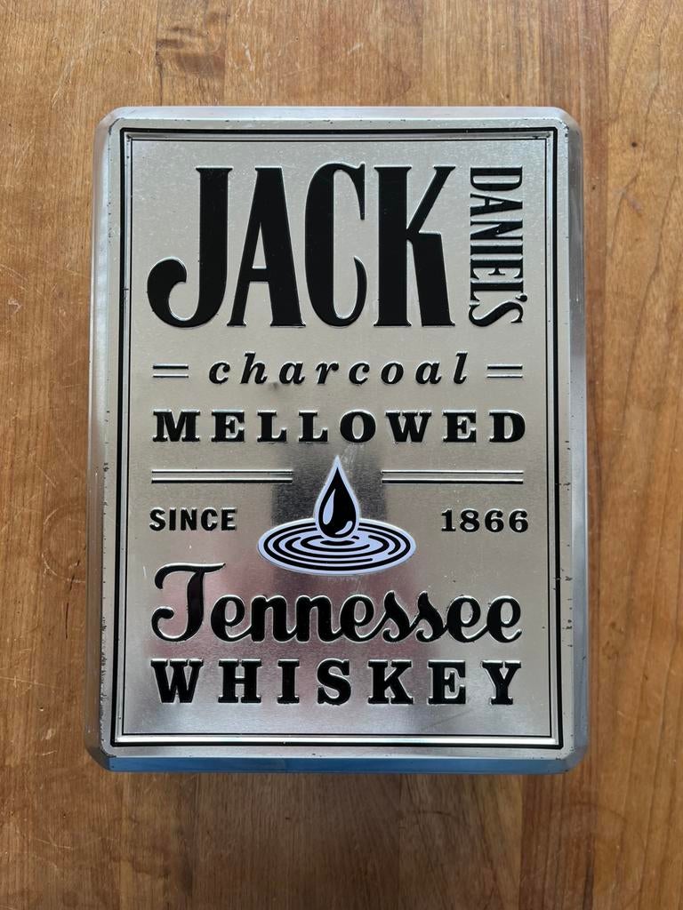 Jack Daniels Box met twee glazen 70cl, Ophalen, Zo goed als nieuw, Frankrijk, Overige typen