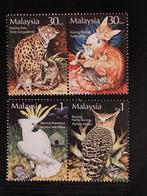 Maleisië serie kat/vogels/uil 2002 postfris, Ophalen of Verzenden, Dier of Natuur