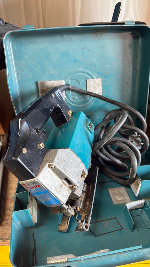 Oude Makita decoupeerzaag Jig Saw 4300BV, Decoupeerzaag, Ophalen of Verzenden, Zo goed als nieuw, 30 tot 70 mm