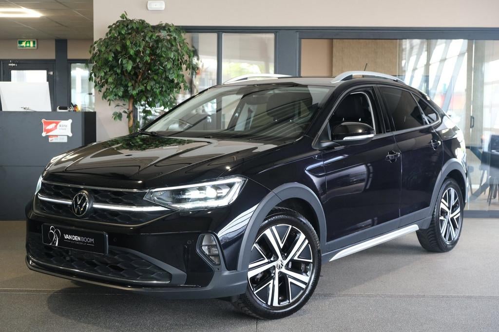 Volkswagen Taigo 1.0 TSI Style 110PK DSG IQ Led Navi Cam ACC, Auto's, Volkswagen, Gebruikt, Zwart, USB, Zwart