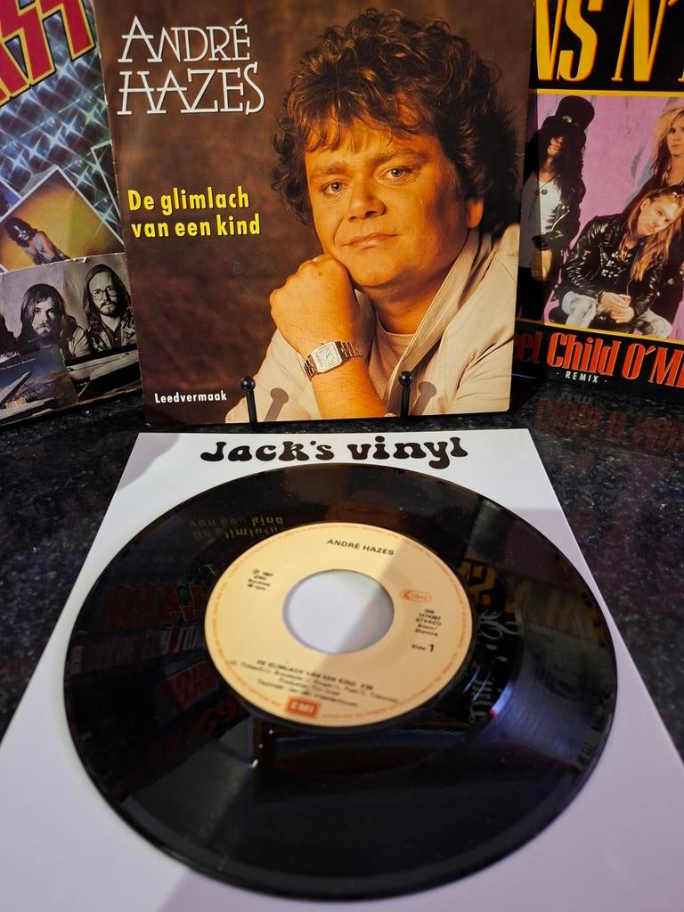 André Hazes - De glimlach van een kind (Single) 1987/1, Ophalen of Verzenden, Zo goed als nieuw, Overige formaten, Levenslied of Smartlap