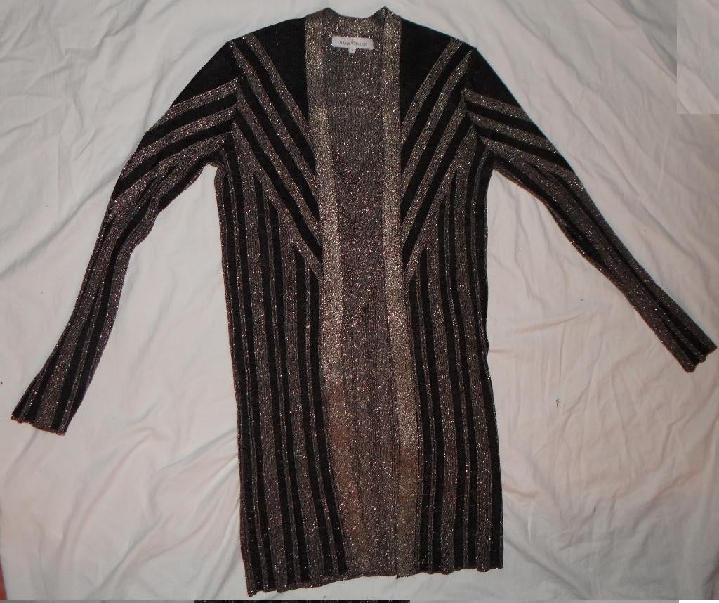 Leuke goud/zwarte MARIA TAILOR vest, Kleding | Dames, Ophalen, Zo goed als nieuw, Maat 38/40 (M), Zwart