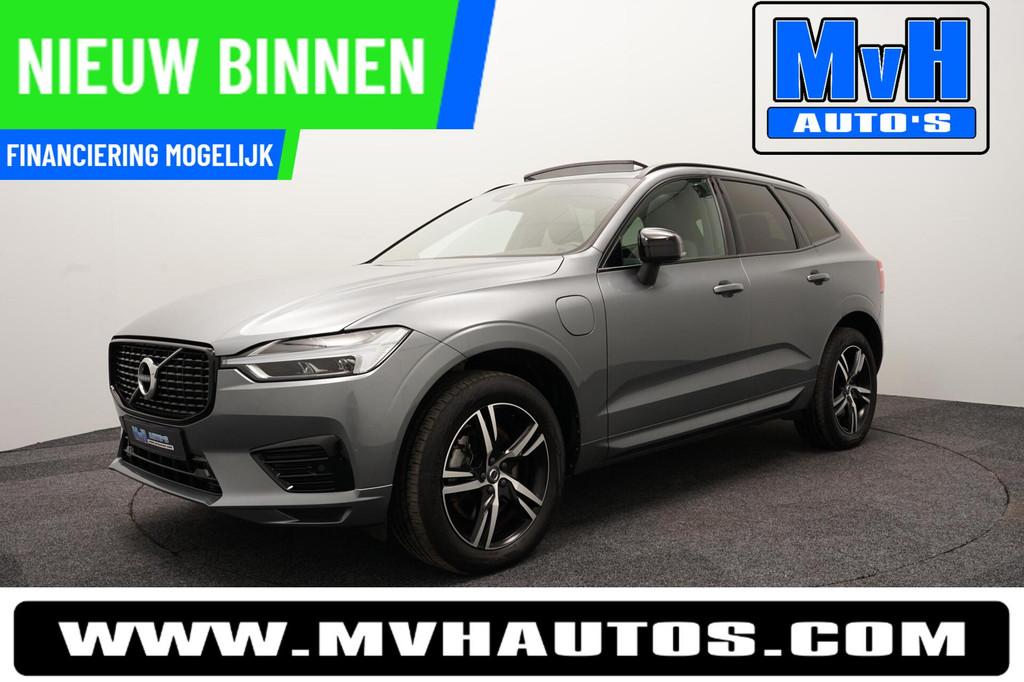 Volvo XC60 2.0 Recharge T6 AWD R-Design|PANO|H/K AUDIO|TREKH, Auto's, Volvo, Gebruikt, Euro 6, Leder en Stof, 340 pk