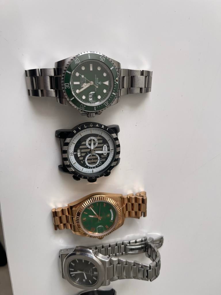 5 Luxe Merkhorloges: Rolex, Bvlgari, Patek Philippe, Audemar, Sieraden, Tassen en Uiterlijk, Horloges | Heren, Ophalen, Gebruikt