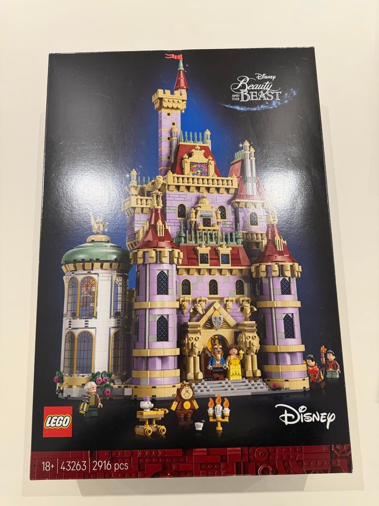 Lego Disney Beauty and the Beast Kasteel 43263 - Zo goed als, Lego, Nieuw, Ophalen of Verzenden, Compleet