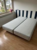 Bed (2 stuks van 80 x 200 cm), Ophalen, Gebruikt, Tweepersoons, 160 cm