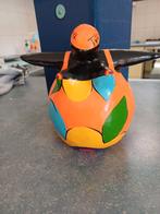 Trijnie Wubbolt papier-maché beeld - Kleurrijke dame, Ophalen of Verzenden, Gebruikt, Mens