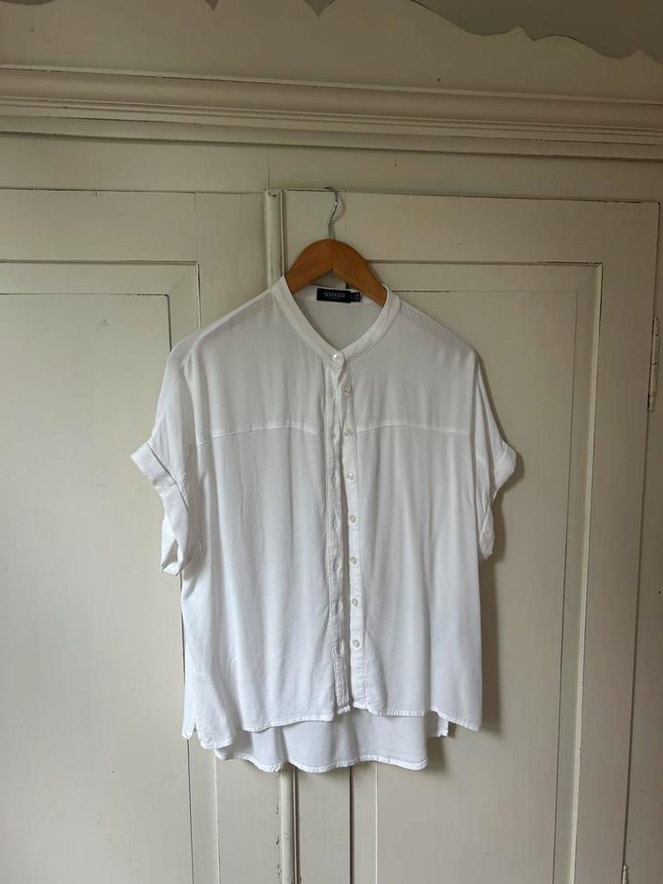 Soaked top / blouse nieuwstaat, Kleding | Dames, Blouses en Tunieken, Zo goed als nieuw, Maat 38/40 (M), Blauw, Ophalen