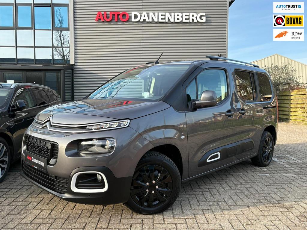 Citroen Berlingo 1.2 PureTech Shine HEAD-up PANO VOLL OPTIES, Gebruikt, Zwart, 1199 cc, 1298 kg
