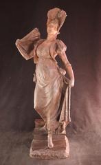 Zeer groot 19e eeuws terracottabeeld, Ophalen