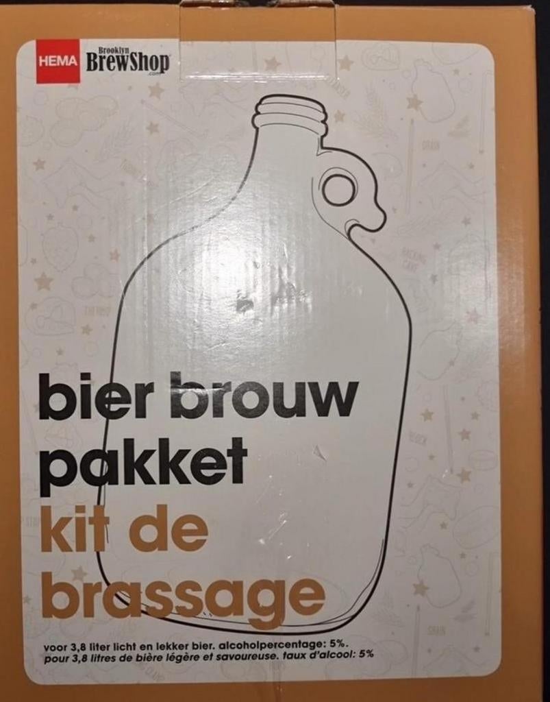 Bier brouw kit
The Brew Shop
Zonder ingrediënten, Ophalen of Verzenden, Glas of Glazen, Overige merken