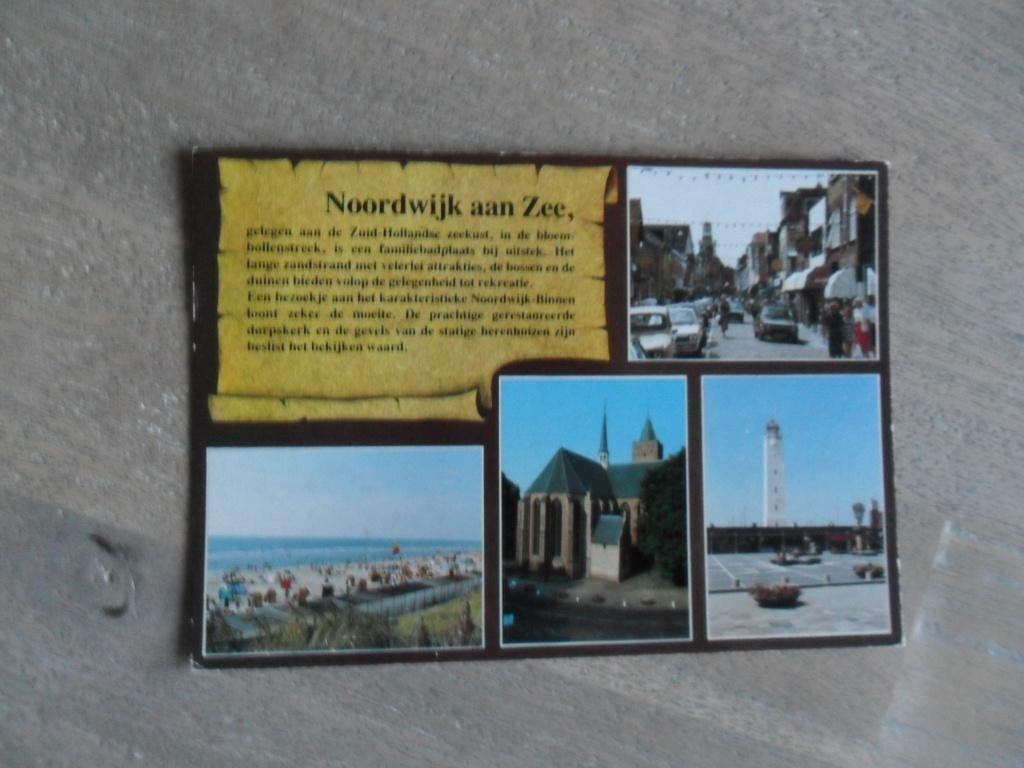 Noordwijk aan Zee, tekst 1988, Verzenden, 1980 tot heden, Gelopen, Zuid-Holland