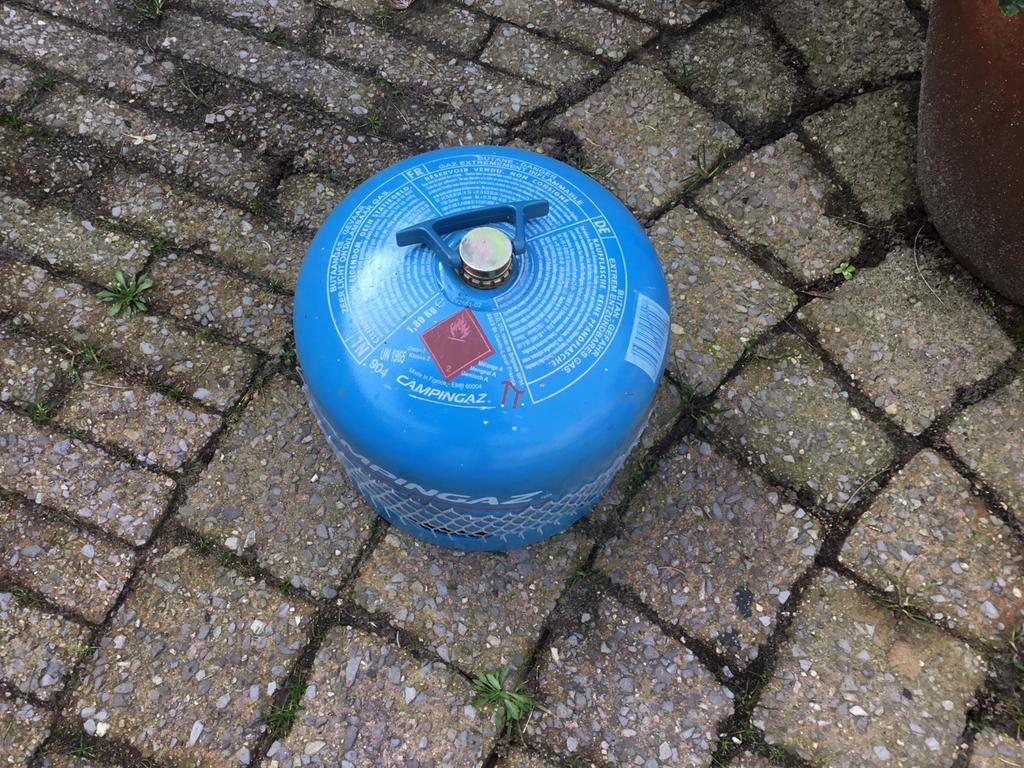 Campinggaz fles type 904., Caravans en Kamperen, Kampeeraccessoires, Ophalen of Verzenden, Zo goed als nieuw